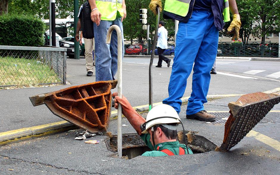 canalisation eaux usées bouchée Vaujours